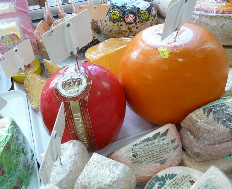 Boules d'Edam et Mimolette