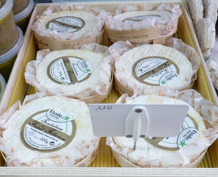 Etoile du Vercors Tentation de Saint Félicien, fromage double crème au lait cru