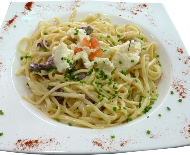 Linguine figatelli / brousse