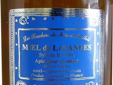 Miel de lavandes Les Rûchers de Naïs et Mathis. Label rouge.