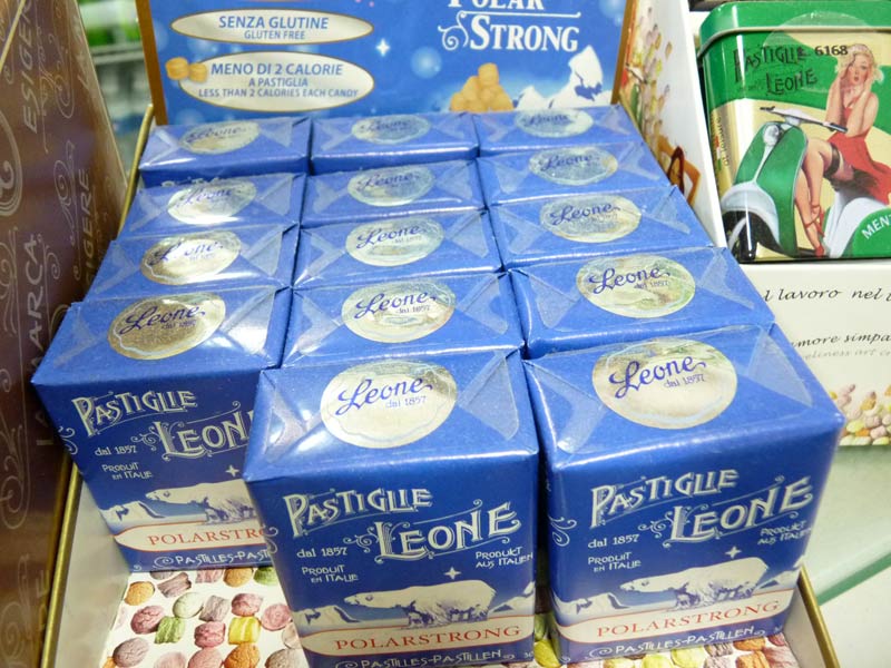 Pastilles Leone Produites en Italie depuis 1857. Polar strong