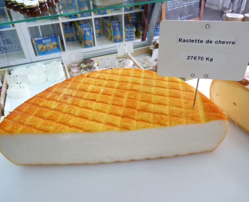 Raclette de chèvre