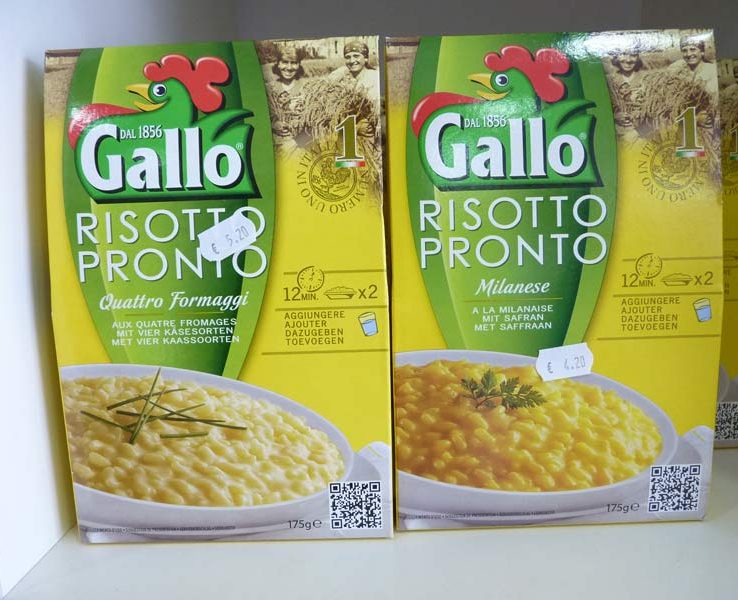 Risotto Pronto Gallo aux 4 fromages et à la milanaise