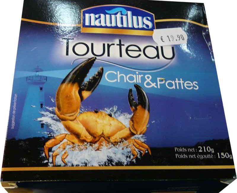 Chair et pattes de tourteau Nautilus